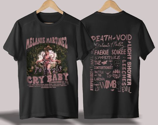 Melanie Martinez Shirt, Portals Tracklist Shirt, Portals Tour 2023 Shirt, Portals Album Tee, Melanie Martinez Cry Tee
