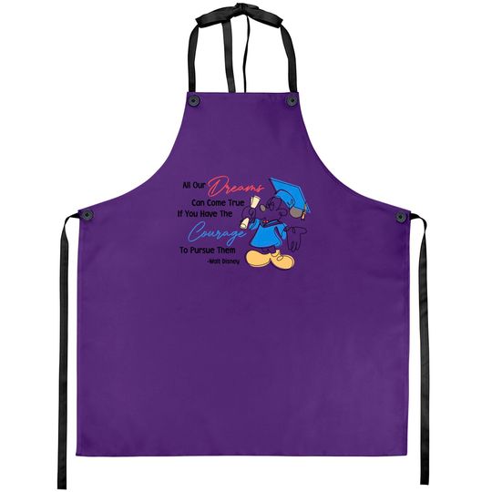 Disney Senior Aprons, Mickey Graduation 2023 Aprons