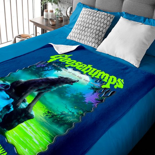 R.L. Stine Goosebumps Nightmare Halloween Werewolf Fever Swamp  Baby Blankets
