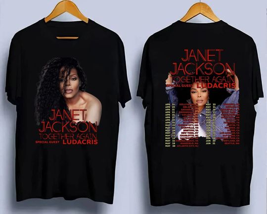 Janet Jackson 2023 Tour T Shirt, Janet Jackson Shirt