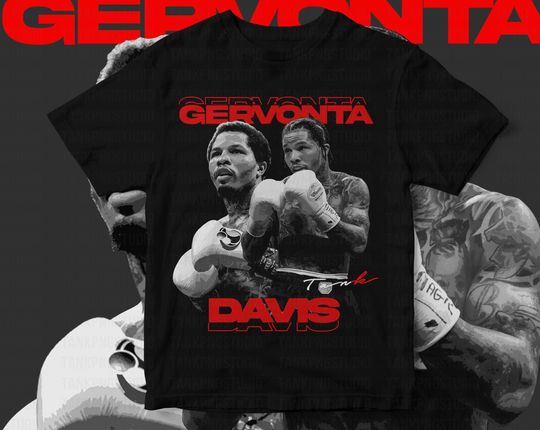 Gervonta Davis T-Shirt Design, Boxer Tank Davis Shirt for T-Shirt