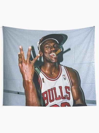 Discover Jordan Smoke Wall Tapestry, Young Jordan Tapestries