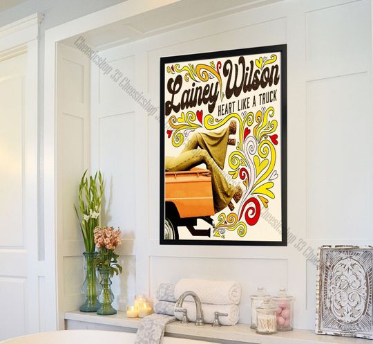 Lainey Wilson Heart Like A Truck Poster