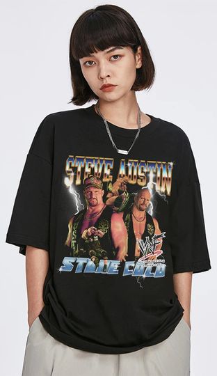 Stone Cold Wrestling Entertainment Unisex T-shirt Retro Shirt,Vintage Shirt