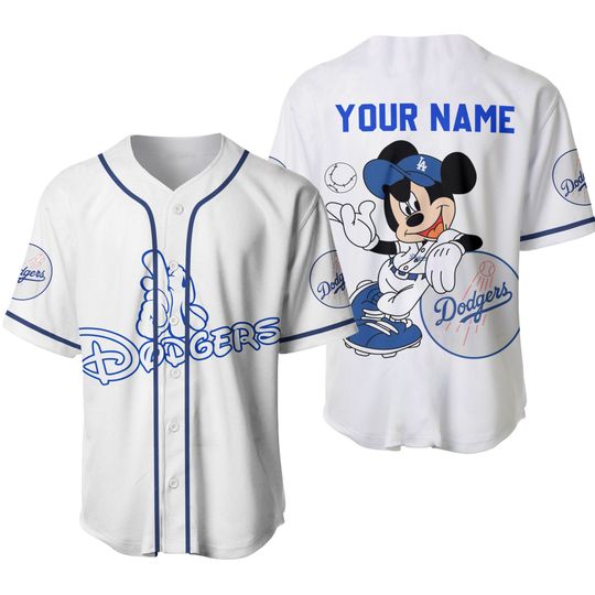 DISNEY Personalized Name Sport Baseball Jersey