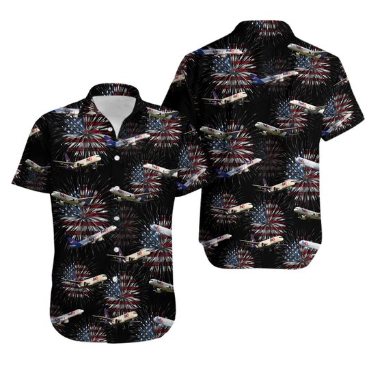 Fedex Boeing 757 American Proud Summer Hawaiian Shirts