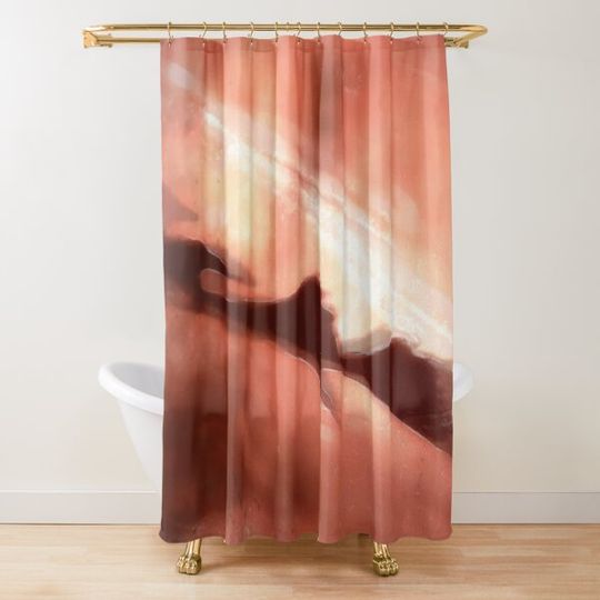 Terracotta Whisper Shower Curtain