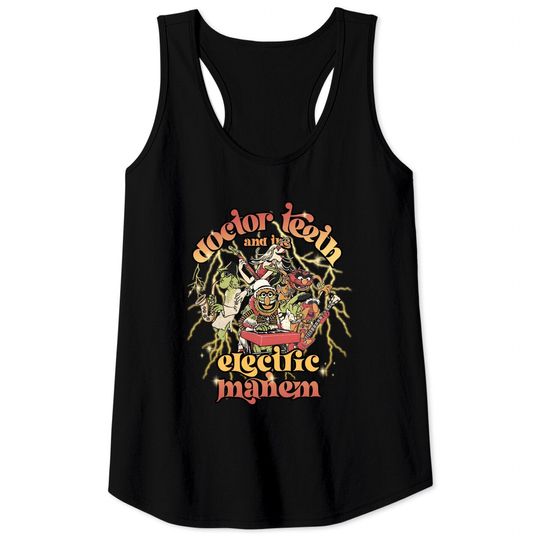 Disney Muppets Doctor Teeth And The Electric Mayhem Poster Tank Tops