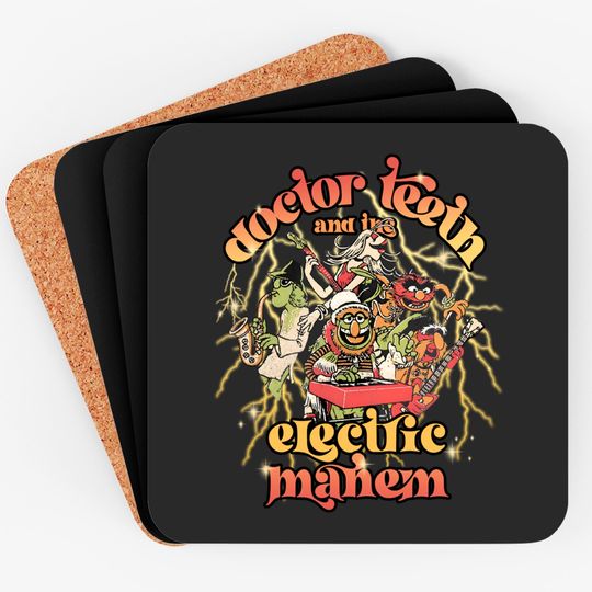 Disney Muppets Doctor Teeth And The Electric Mayhem Poster Coasters