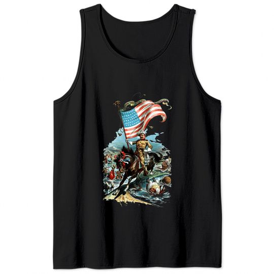 1902 Rough Rider Teddy Roosevelt Tank Tops