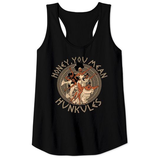 Disney Hercules Diva Tank Tops, The Muses Honey You Mean Hunkules