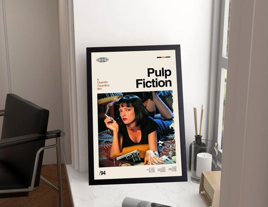 Discover Pulp Fiction Poster - Pulp Fiction Movie Poster