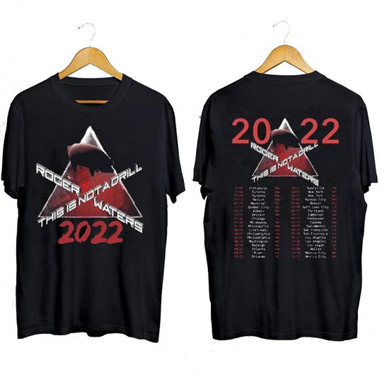 Roger Waters 'This Is Not a Drill' 2022 Concert T Shirt