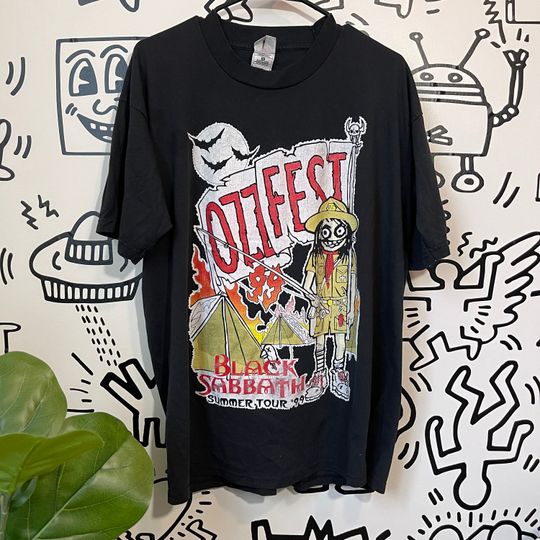 vintage 1999 ozzfest shirt