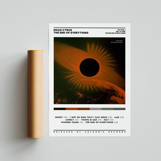 Noah Cyrus - The End of Everything Album Poster / Album Cover Poster / Music Decor