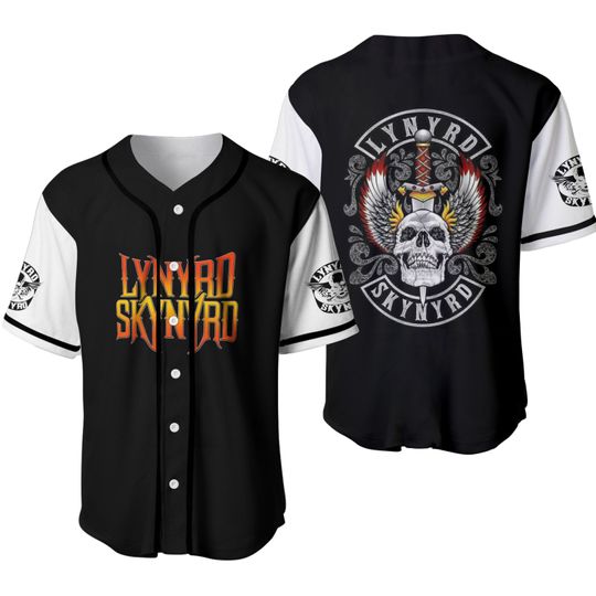 Lynyrd Skynyrd Baseball Jersey, Music Baseball Jersey Shirt