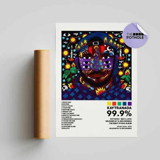 Discover Kaytranada Posters / 99.9% Poster