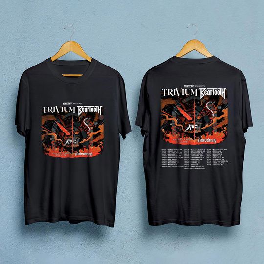 Trivium And Beartooth Shirt The American Tour 2023 Shirts Trivium Tour 2023 Shirt Beartooth Tour 2023 T-shirt