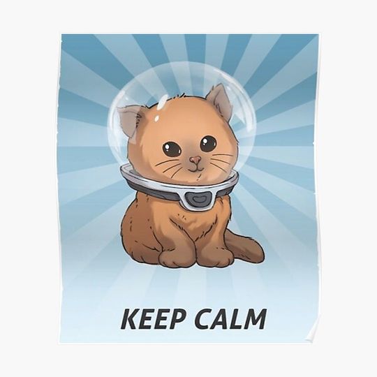 Keep Calm subnautica poster Premium Matte Vertical Poster