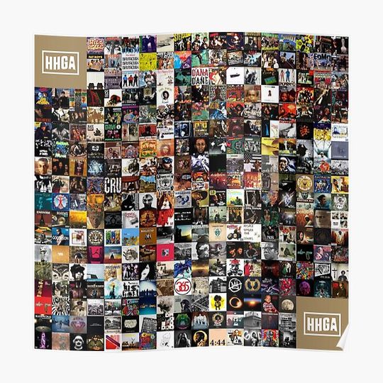 Greatest Hip Hop Albums 1986 - 2018 Premium Matte Vertical Poster