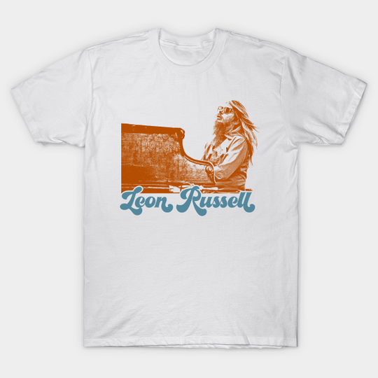 Leon Russell /// Original Fan Art Design - Leon Russell - T-Shirt