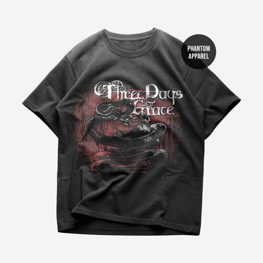 Discover Three Days Grace T-shirt - Metal Band Shirt - Never Too Late
