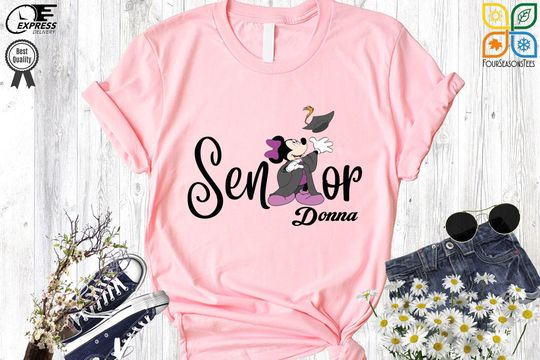 Minnie Senior 2023 Shirt, Minnie 2023 Graduation Shirt, Disney Class of 2023 Minnie Shirt, Minnie Graduate Shirt