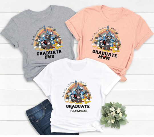 Disney Graduate Shirt, Disney Family Graduation Shirt, Disney Grad Shirt, Disney Graduation Trip