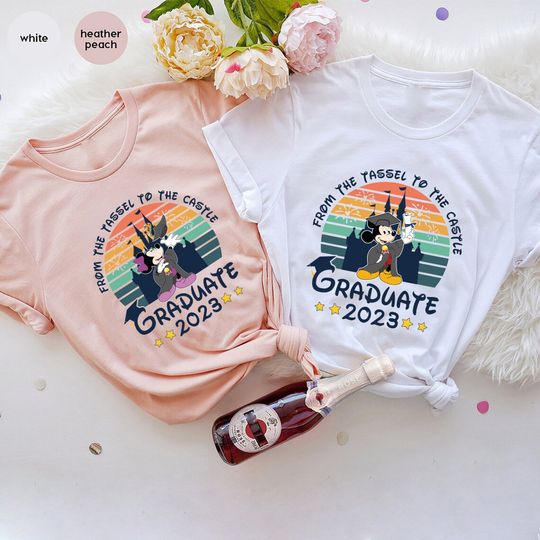Discover Disney Graduation Shirt, Mickey Graduate Shirt, Minnie Graduate Shirt, Class of 2023, Senior Shirt