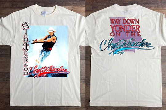 1992 Alan Jackson Way Down Yonder On The Chattahoochee T-Shirt