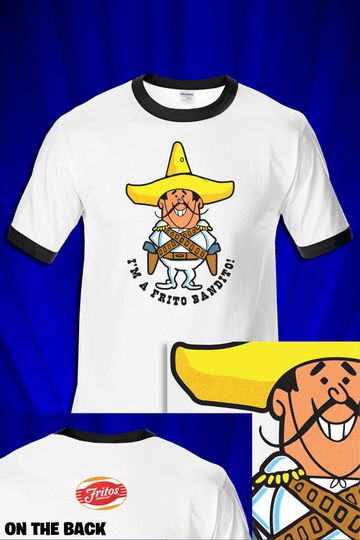 Frito Bandito 1970s retro t-shirt
