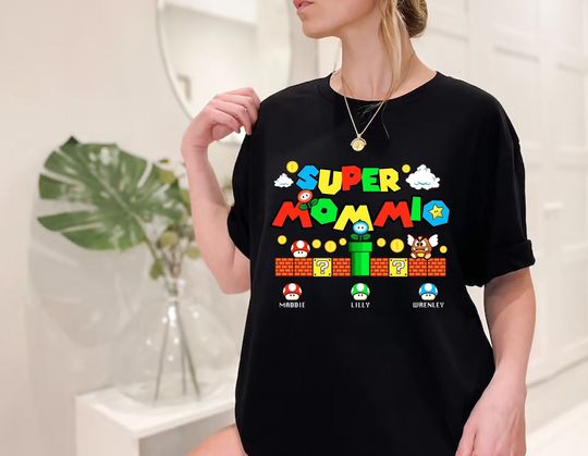 Personalization Super Mommio Shirt, Super Daddio Shirt