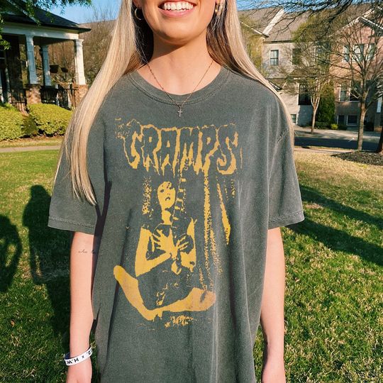 Discover vintage y2k the cramps punk rock shirt