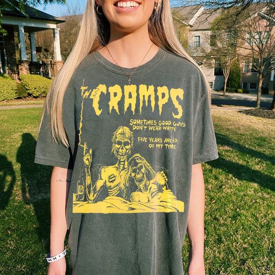 Discover the cramps rock t shirt vintage, the cramps t shirt