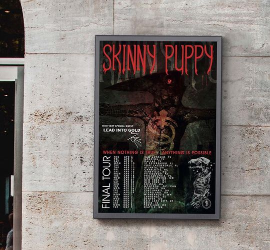 Discover Skinny Puppy Band Final Tour 2023 Poster