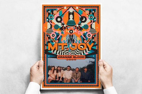 Discover MT. Joy Tour 2023 Poster, Album Poster