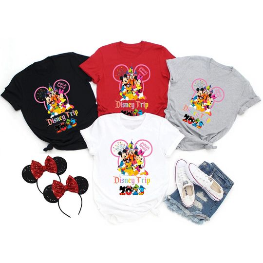 Disney Trip 2023 TShirt, Custom Disney Trip 2023 Family Shirts, Disney Squad Shirt