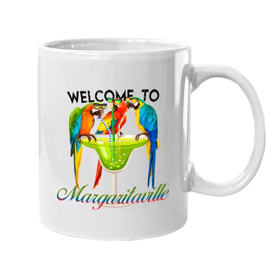 Margaritaville Concert Mugs - Retro Parrothead Mugs - Jimmy Buffett Music Mugs