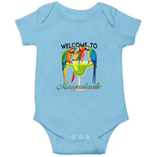 Margaritaville Concert Onesies - Retro Parrothead Onesies - Jimmy Buffett Music Onesies