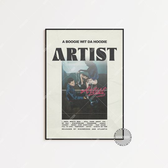 Discover A boogie Wit da Hoodie Posters / Artist Poster, Album Cover Poster