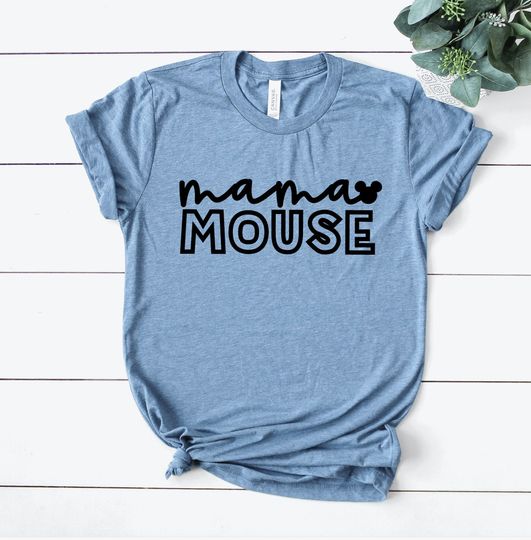 MAMA MOUSE SHIRT, Mickey Mouse Shirt, Disney Mom Shirt