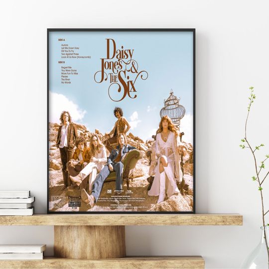 Aurora Album Wall Art - Daisy Jones and The Six 2023 Concert Poster