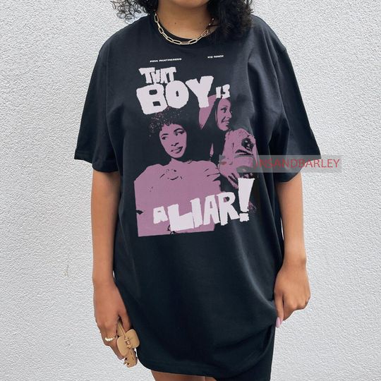 Vintage Ice Spice Boy's A Liar Shirt, That Boy Is  A Liar, that boy is a cap Shirt