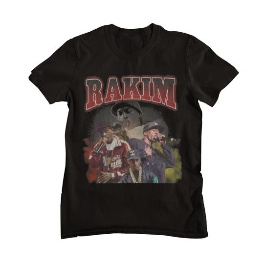 RAKIM Retro Classic T-shirt, Hip Hop Rap Tee