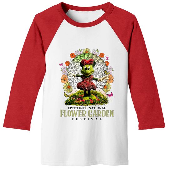 Disney Epcot International Flower and Garden Festival 2023 Baseball Tees, Let The Magic Blossom Disney Baseball Tees
