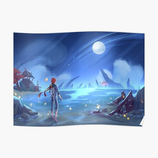 GENSHIN IMPACT - Childe Tartaglia Premium Matte Vertical Poster