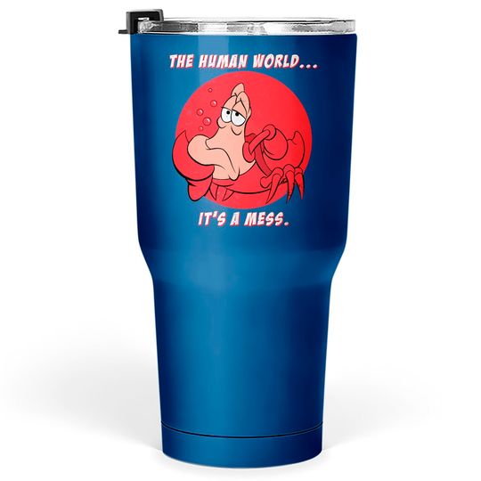 Disney The Little Mermaid Tumblers 30 oz, Sebastian Crab The Human World