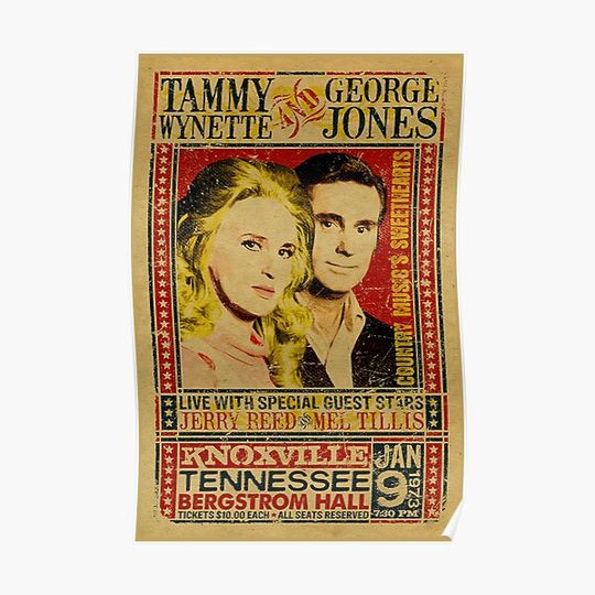 Discover Tammy George Wynette Jones Premium Matte Vertical Poster
