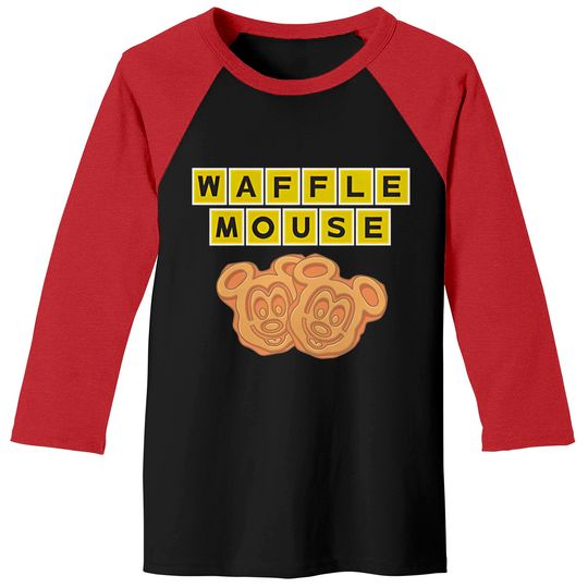 Mickey Waffle Baseball Tees, Funny Disney Baseball Tees, Mickey Waffles, Disney Baseball Tees