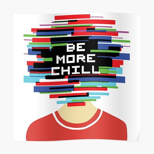 Discover Be More Chill Off-Broadway Cover Premium Matte Vertical Poster